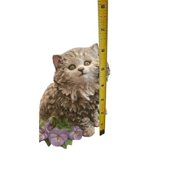 Purrfection Persian Cat Porcelain Figurine Franklin Mint By Nancy Matthews - Picture 5 of 12